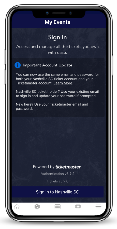 Mobile Ticket Guide - GEODIS Park